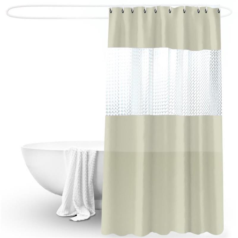 Fashion Shower Curtain 3D Splicing Translucent - Pacisia