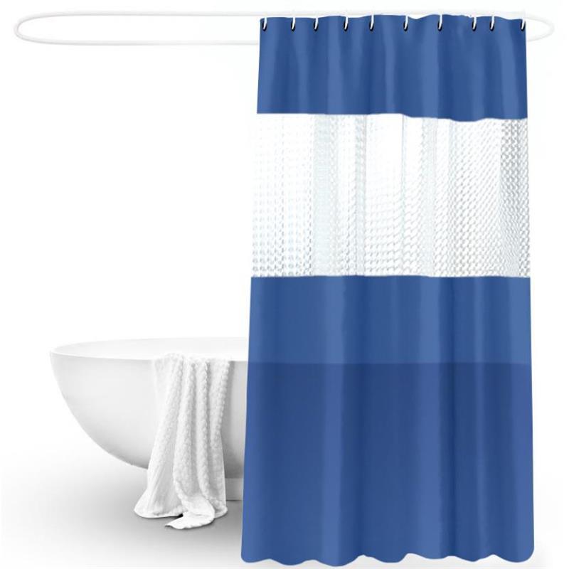 Fashion Shower Curtain 3D Splicing Translucent - Pacisia