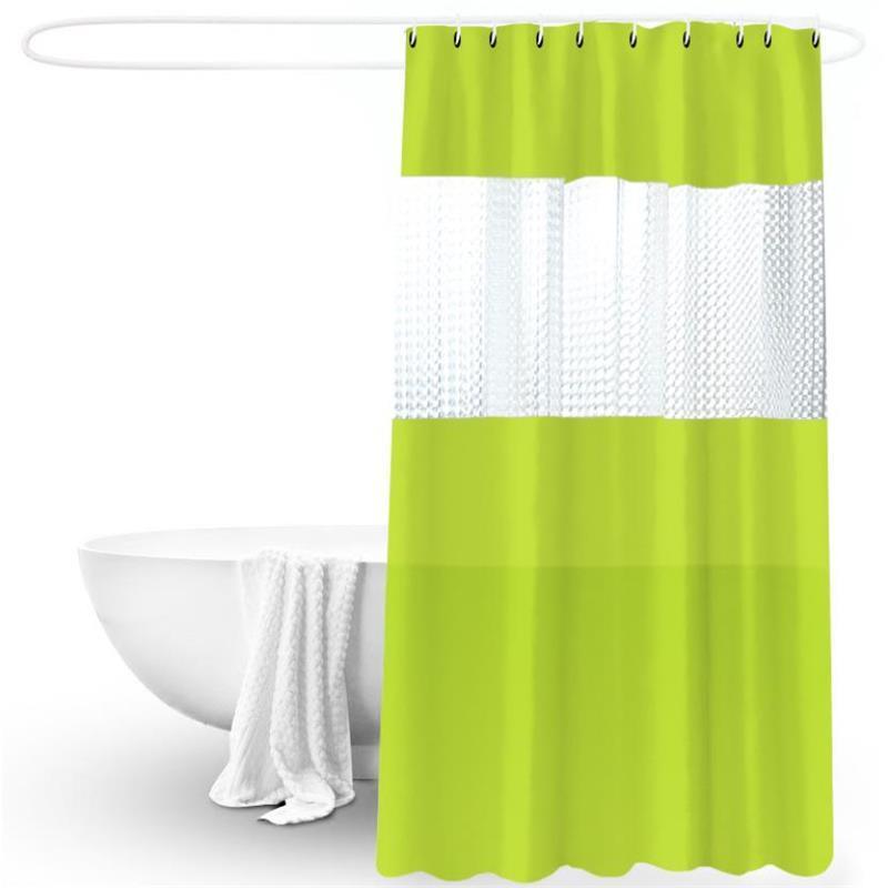 Fashion Shower Curtain 3D Splicing Translucent - Pacisia