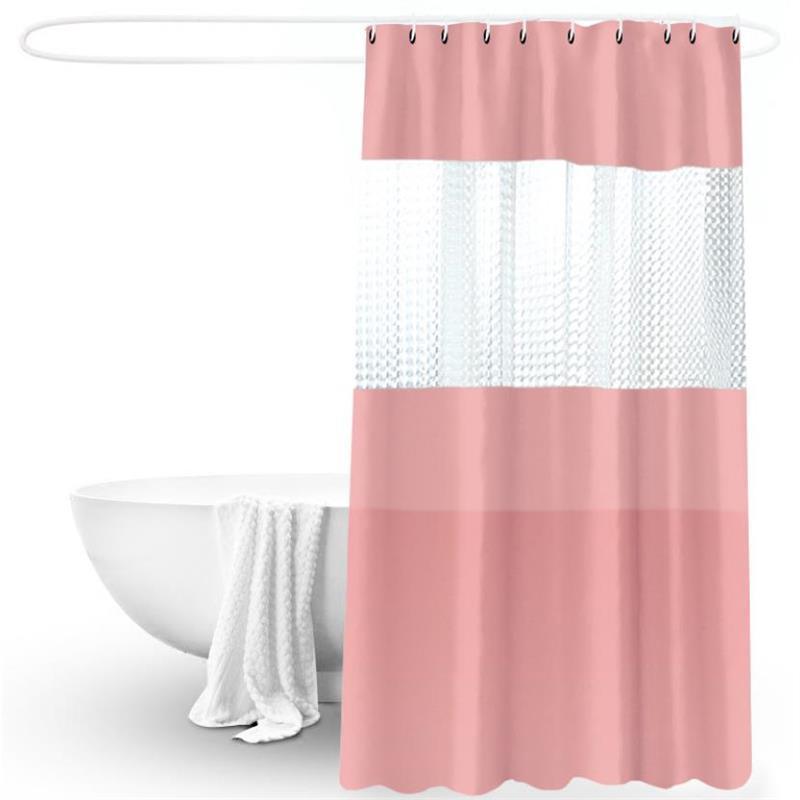 Fashion Shower Curtain 3D Splicing Translucent - Pacisia