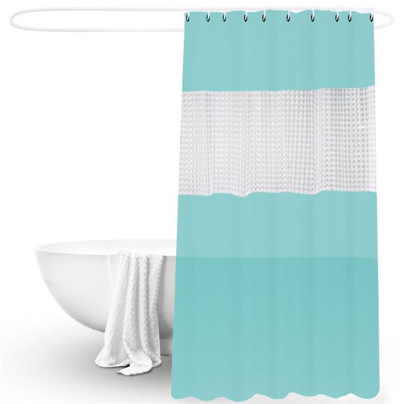 Fashion Shower Curtain 3D Splicing Translucent - Pacisia