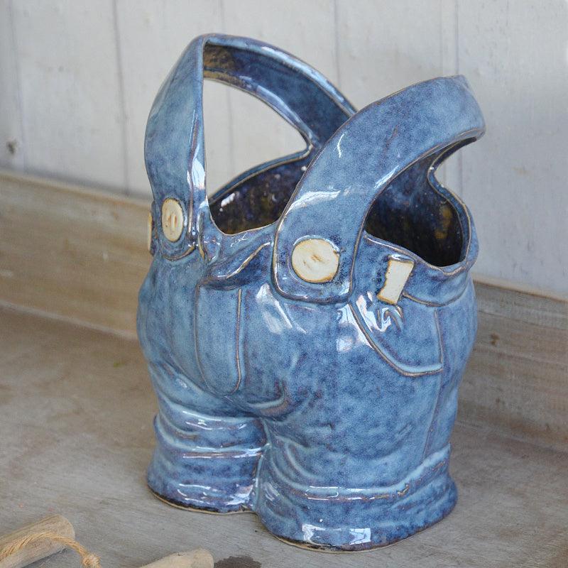 Faux Jeans Ceramic Vase Decorative Ornaments - Pacisia