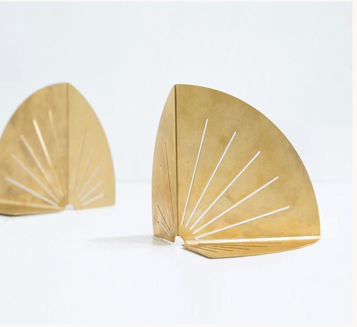 Few Brass Caper Bookend Set Nordic Style Simple - Pacisia