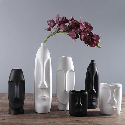 Fine tall vase character flower - Pacisia