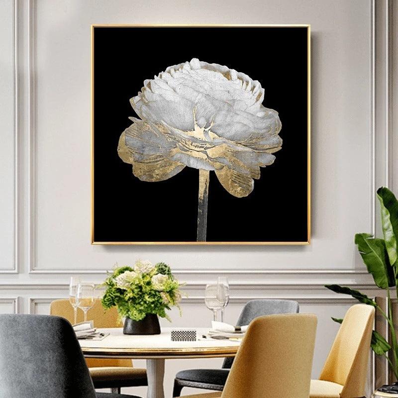 Floral Spray Oil Painting - Modern Canvas Art for Home Decor - Pacisia