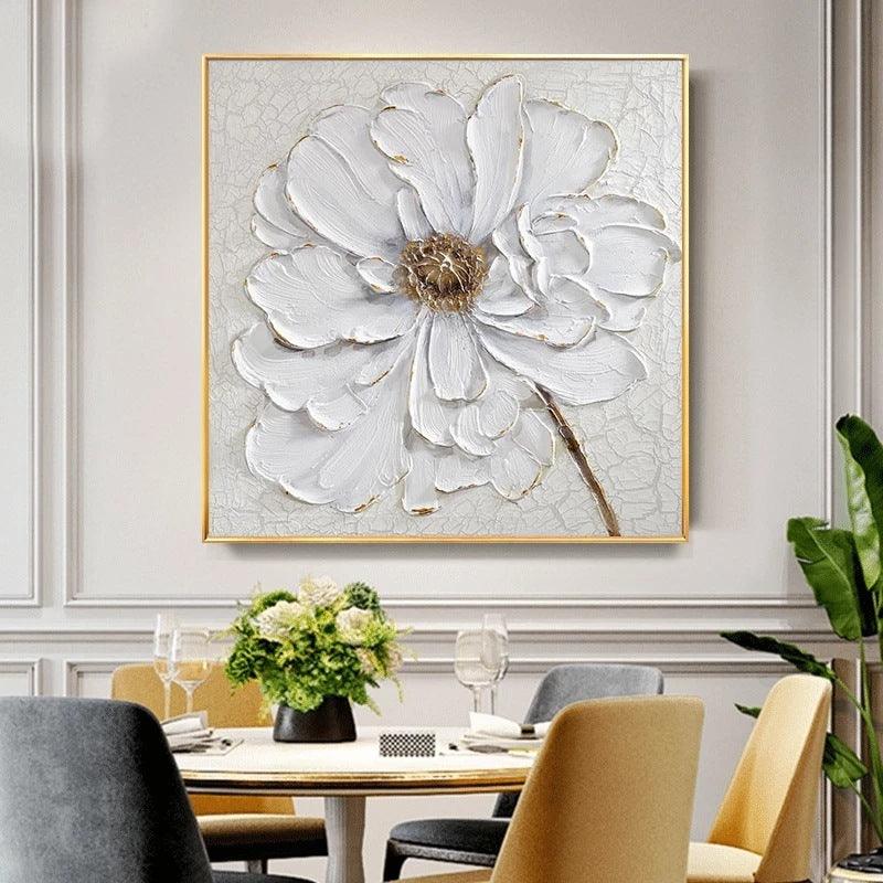 Floral Spray Oil Painting - Modern Canvas Art for Home Decor - Pacisia