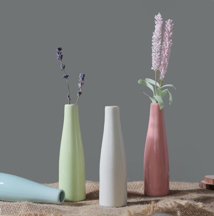 Flower Arrangement Simple Creative Classical Ceramic Small Vase - Pacisia