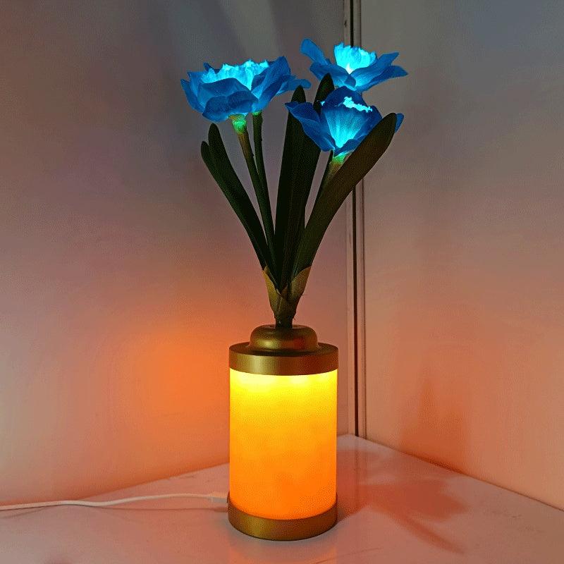 Flower Lamp Home Fashion Minimalist Creative USB Vase Light Home Decoration - Pacisia