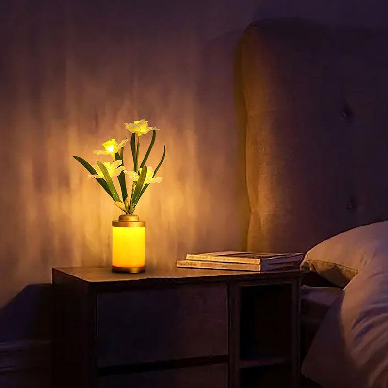 Flower Lamp Home Fashion Minimalist Creative USB Vase Light Home Decoration - Pacisia