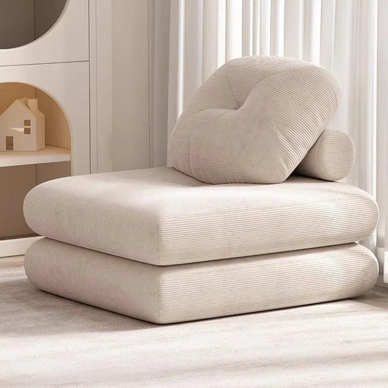 Fluffy Elastic Living Room Chair Portable Modern Ergonomic Lounge Chair Bedroom Lazy Sofa Muebles Para El Hogar Room Decor - Pacisia