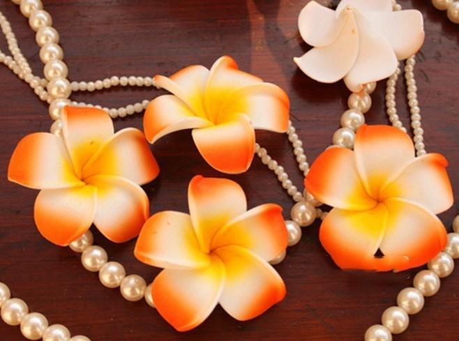 Foam Artificial 7CM Frangipani Decoration - Pacisia