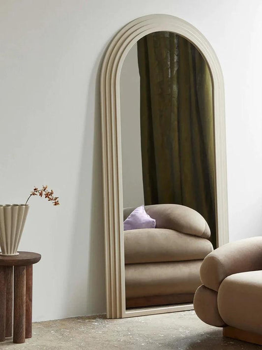 French light luxury style Full-length mirror Creative arched mirror Home Decor Dressing Mirror Clothing store HD Large Mirror - Pacisia