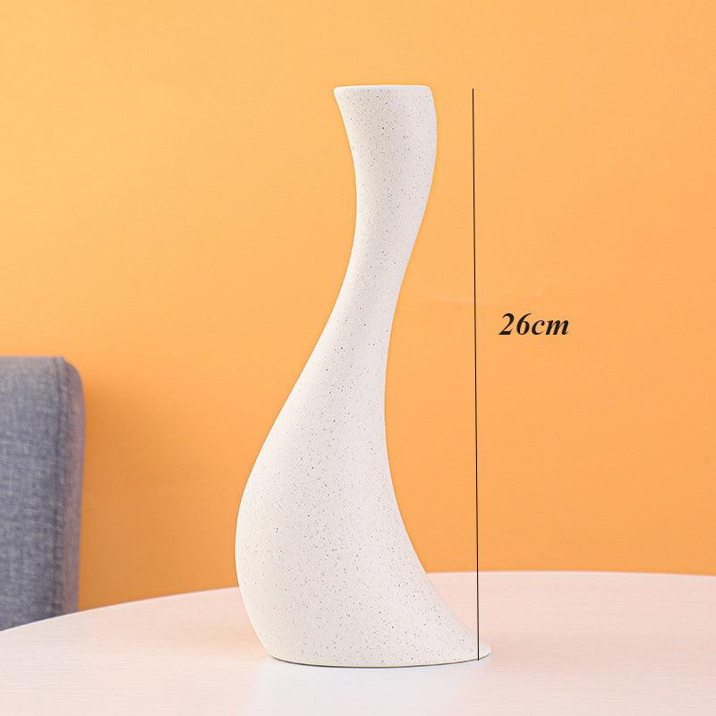 Frosted Ceramic Vase Ornament Creative Modern Simple - Pacisia