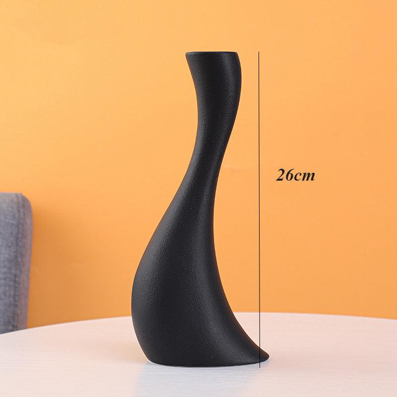Frosted Ceramic Vase Ornament Creative Modern Simple - Pacisia