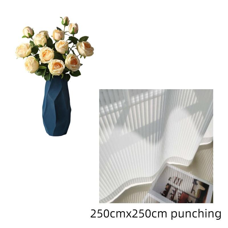 Frosted Cylindrical Polygonal Rhombus Irregular Surface Nordic Style Simple Vase - Pacisia