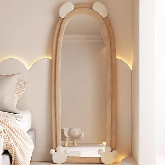 Full Body Nordic Mirrors Aesthetic Makeup Living Room Floor Mirrors Irregular Cute Adornos Para El Hogar Decoration Home - Pacisia