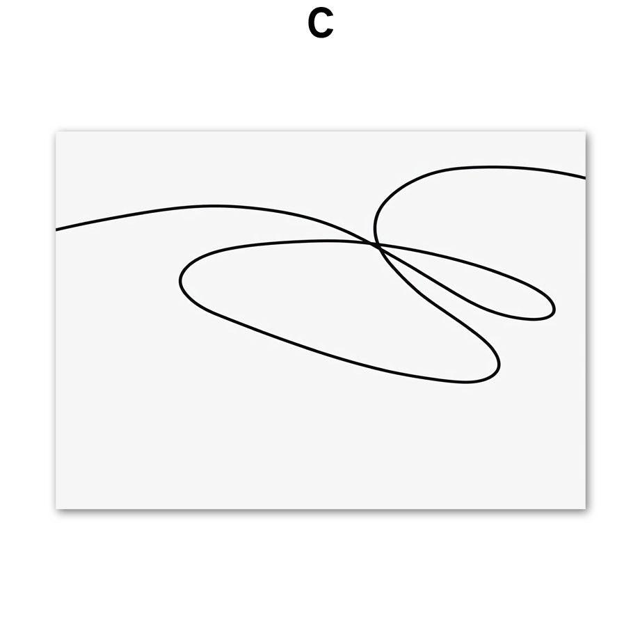 Geometric Abstraction Canvas Art Set - Modern Minimalist Wall Decor for Living Room and Bedroom - Pacisia