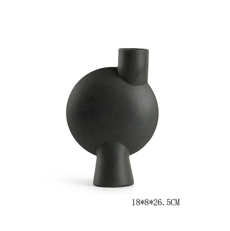Geometric Ceramic Vase Shaped Combination Desktop Decoration Ornament - Pacisia
