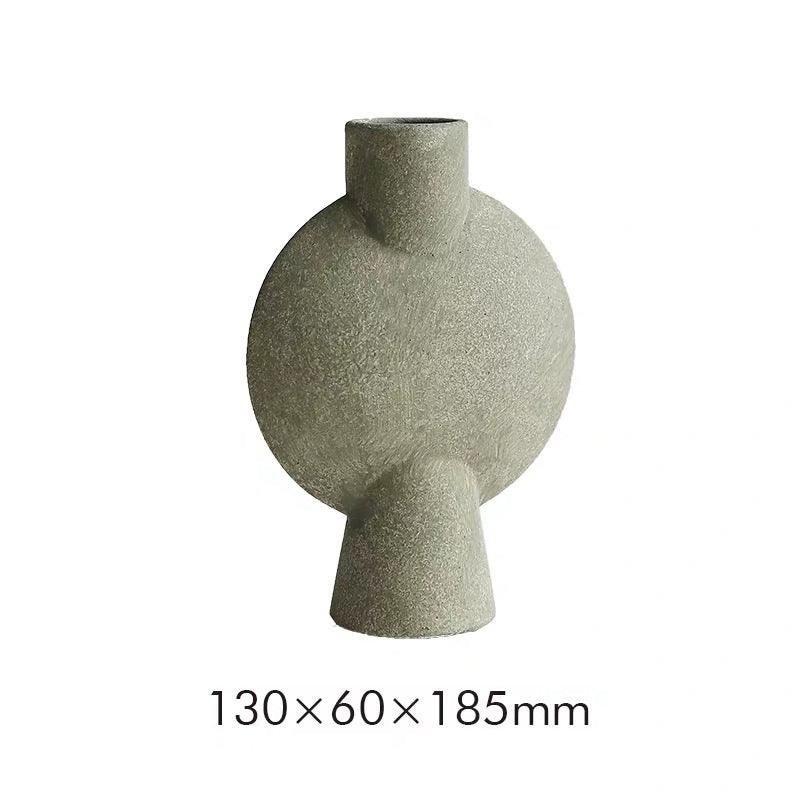 Geometric Ceramic Vase Shaped Combination Desktop Decoration Ornament - Pacisia