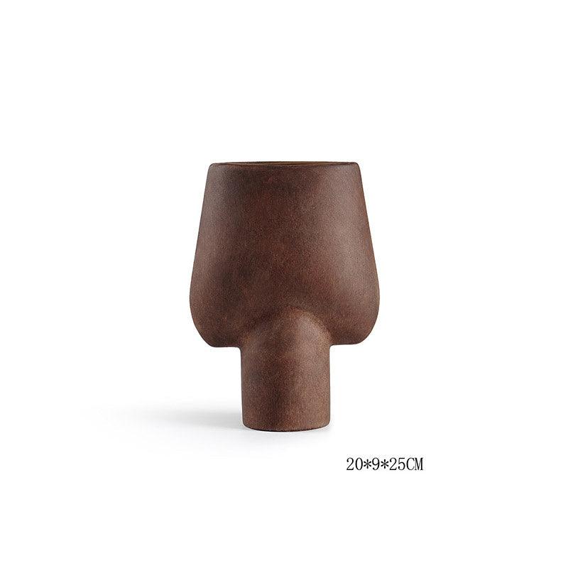 Geometric Ceramic Vase Shaped Combination Desktop Decoration Ornament - Pacisia