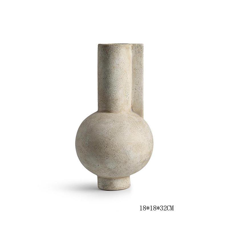Geometric Ceramic Vase Shaped Combination Desktop Decoration Ornament - Pacisia