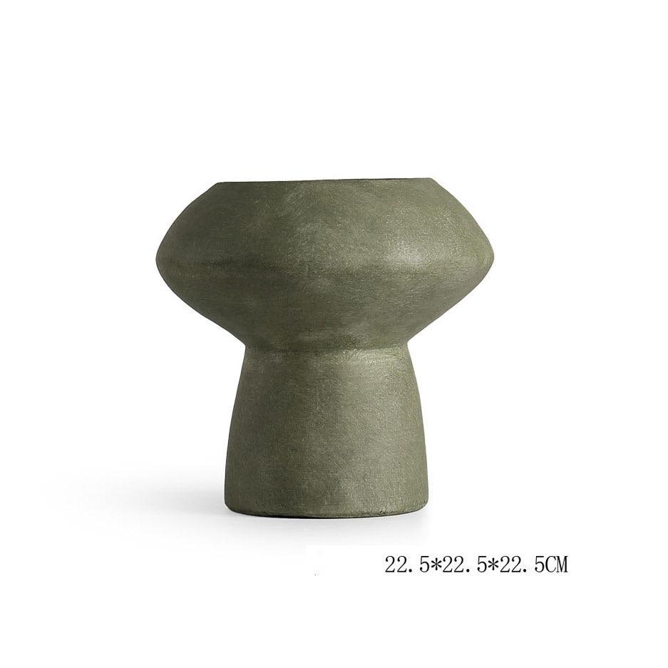 Geometric Ceramic Vase Shaped Combination Desktop Decoration Ornament - Pacisia