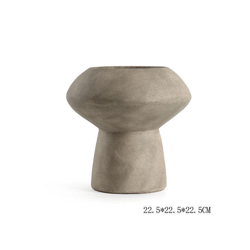 Geometric Ceramic Vase Shaped Combination Desktop Decoration Ornament - Pacisia