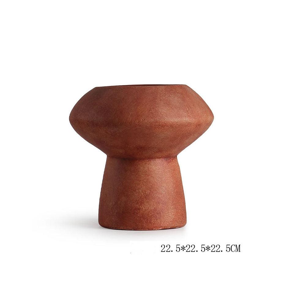 Geometric Ceramic Vase Shaped Combination Desktop Decoration Ornament - Pacisia