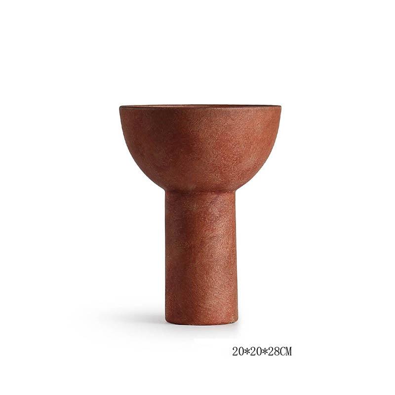 Geometric Ceramic Vase Shaped Combination Desktop Decoration Ornament - Pacisia