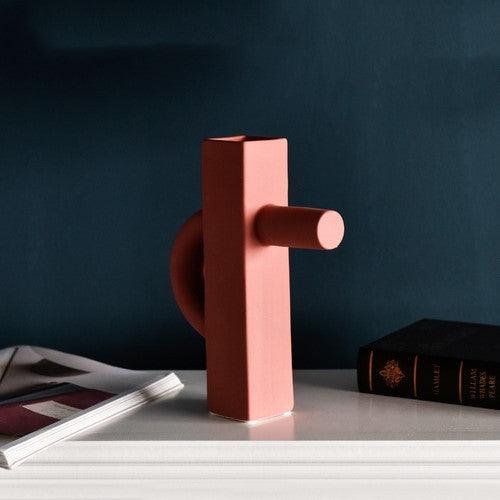 Geometric irregular Morandi vase - Pacisia