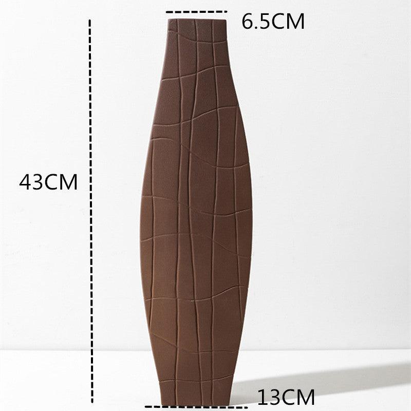 Geometric Irregular Vase Morandi Art Model Room Floral Ornament Decoration - Pacisia
