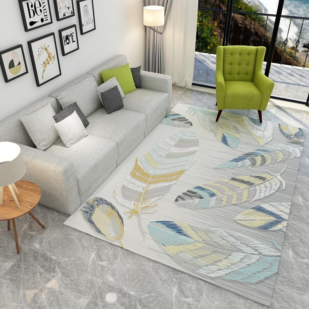 Geometric simple 3D printing living room carpet - Pacisia