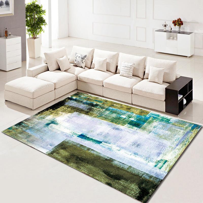 Geometric simple 3D printing living room carpet - Pacisia