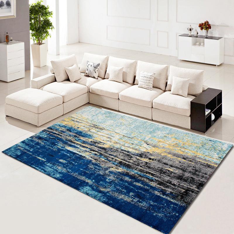 Geometric simple 3D printing living room carpet - Pacisia