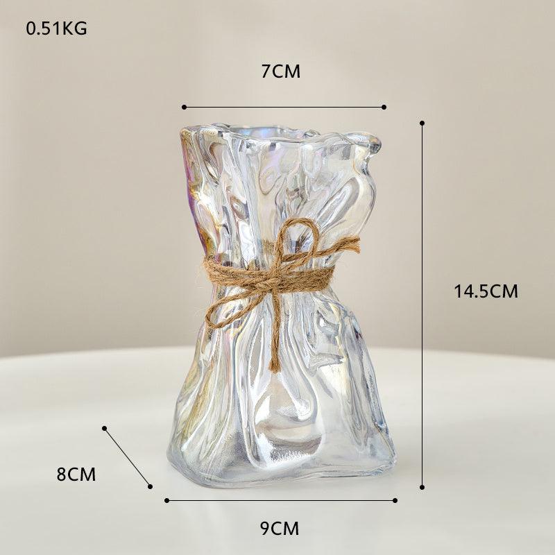 Glass Nordic Home Table Decoration Accessories Dried Flower Vase - Pacisia