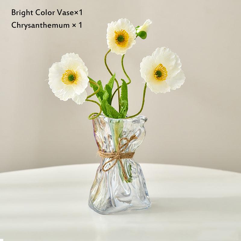 Glass Nordic Home Table Decoration Accessories Dried Flower Vase - Pacisia