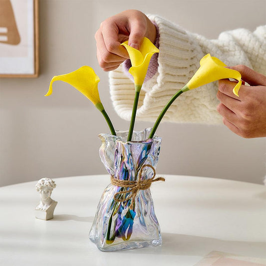 Glass Nordic Home Table Decoration Accessories Dried Flower Vase - Pacisia