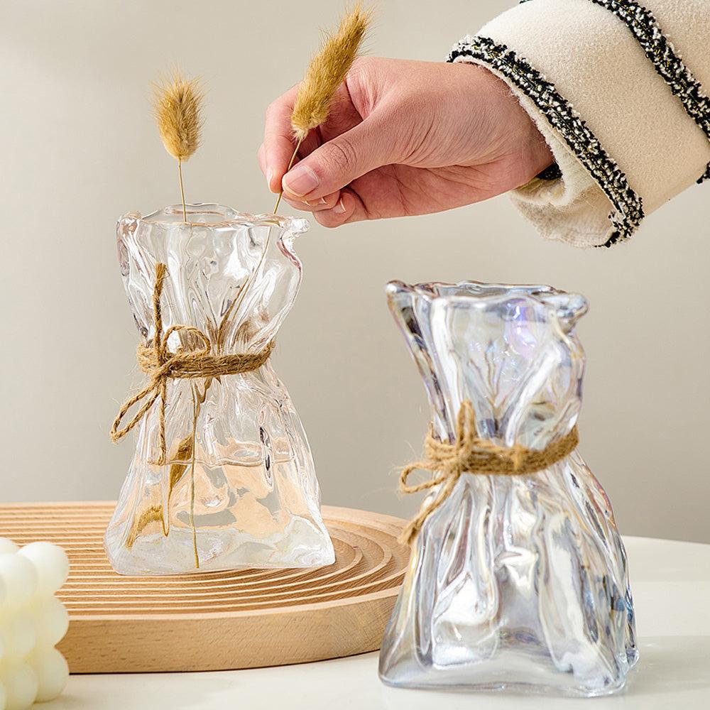 Glass Nordic Home Table Decoration Accessories Dried Flower Vase - Pacisia