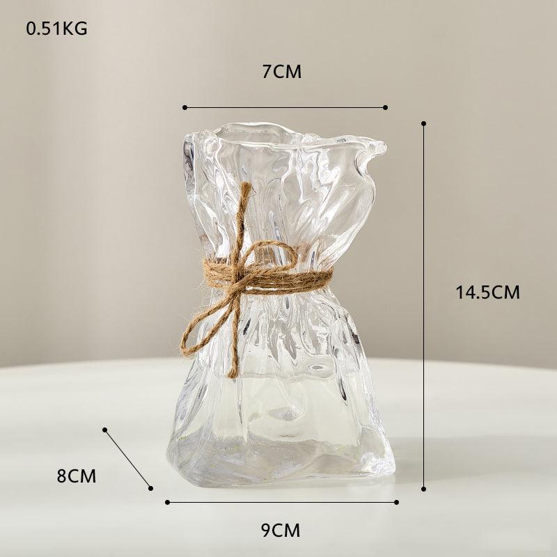 Glass Nordic Home Table Decoration Accessories Dried Flower Vase - Pacisia