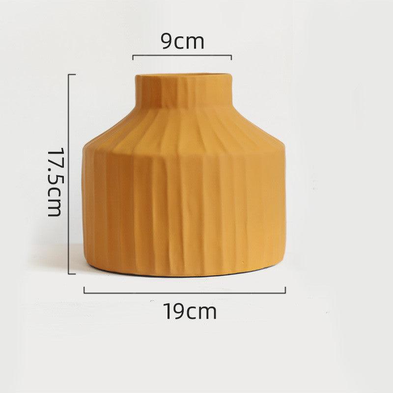 Glazed Ceramic Tree-Shaped Geometric Vase - Pacisia