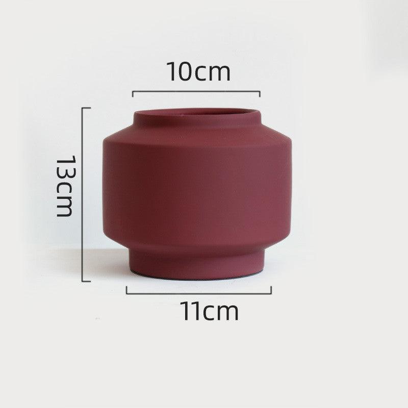 Glazed Ceramic Tree-Shaped Geometric Vase - Pacisia