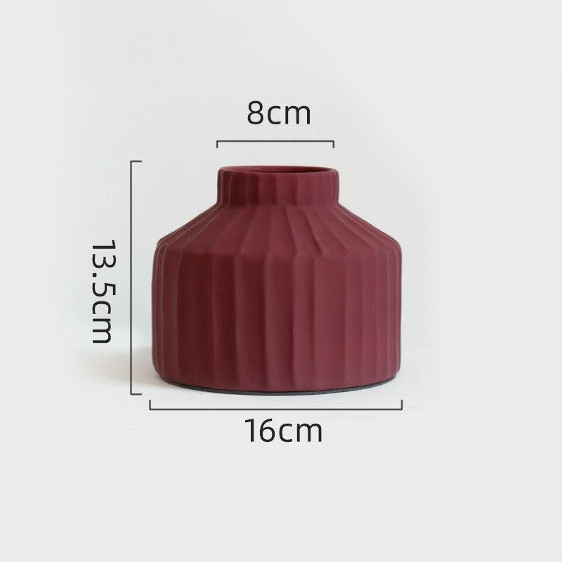 Glazed Ceramic Tree-Shaped Geometric Vase - Pacisia