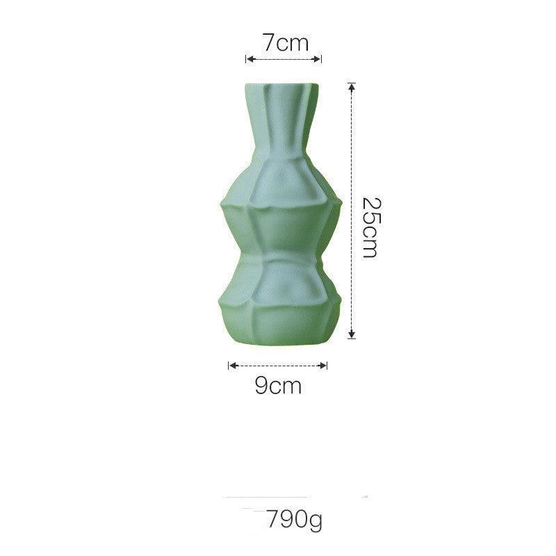 Glazed Ceramic Tree-Shaped Geometric Vase - Pacisia