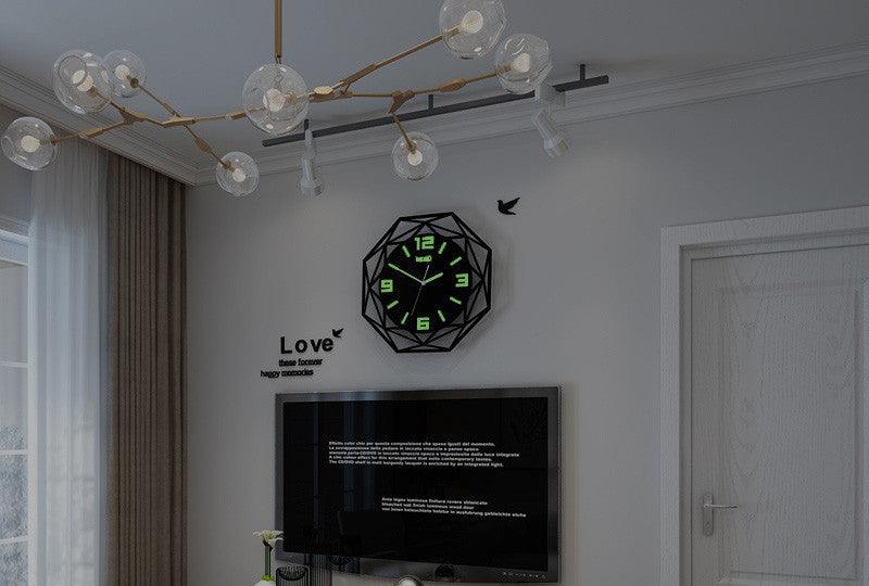 Glow In The Dark Wall Clock - Pacisia