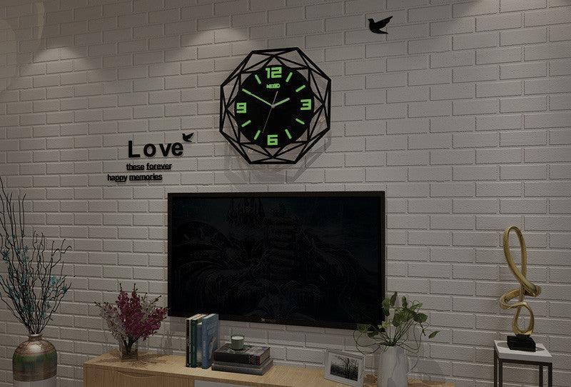 Glow In The Dark Wall Clock - Pacisia