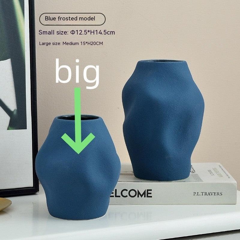 Gold Simple Ceramic Vase Home Flower Arrangement Ornaments - Pacisia