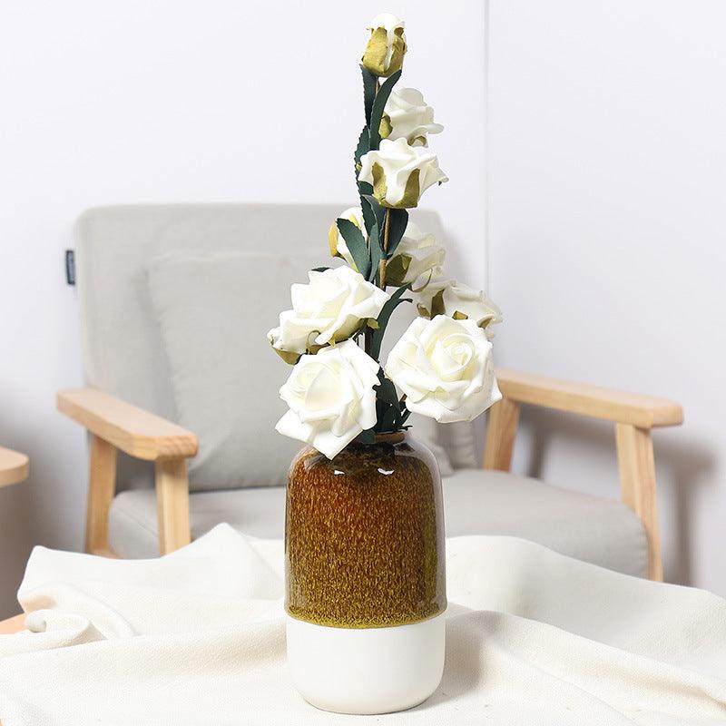 Gypsophila Dried Flower Vase Modern And Simple - Pacisia