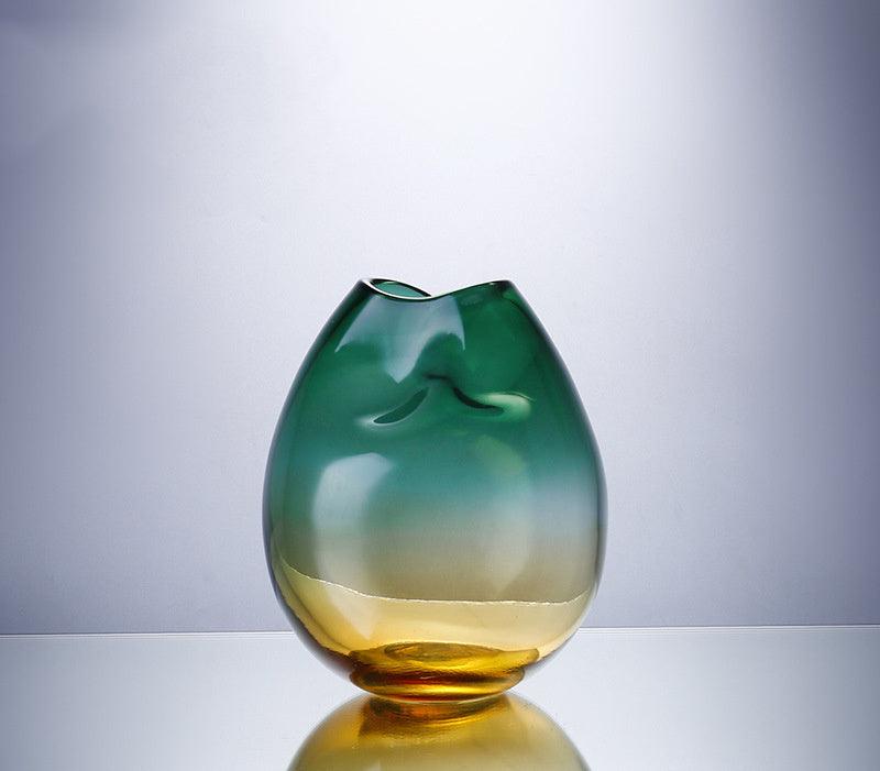 Hand Blown Handmade Glass Vase - Pacisia