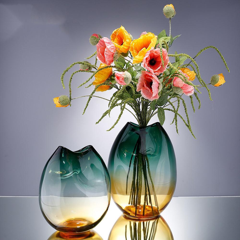 Hand Blown Handmade Glass Vase - Pacisia