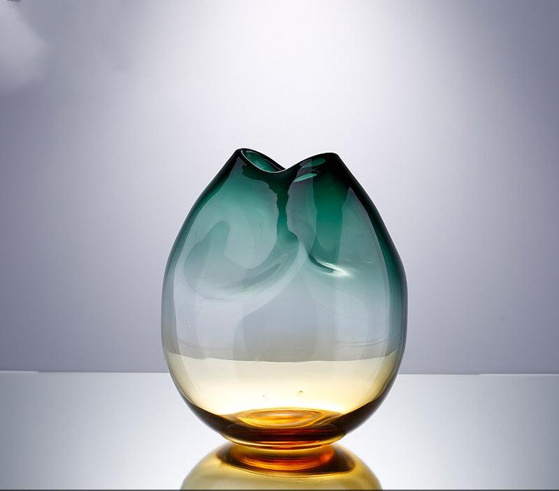 Hand Blown Handmade Glass Vase - Pacisia